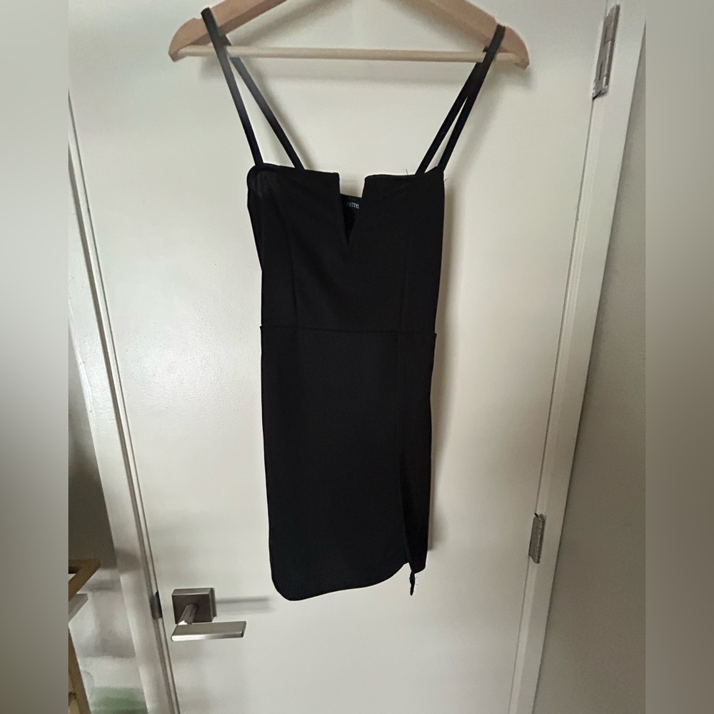 PrettyLittleThing Black Mini Dress